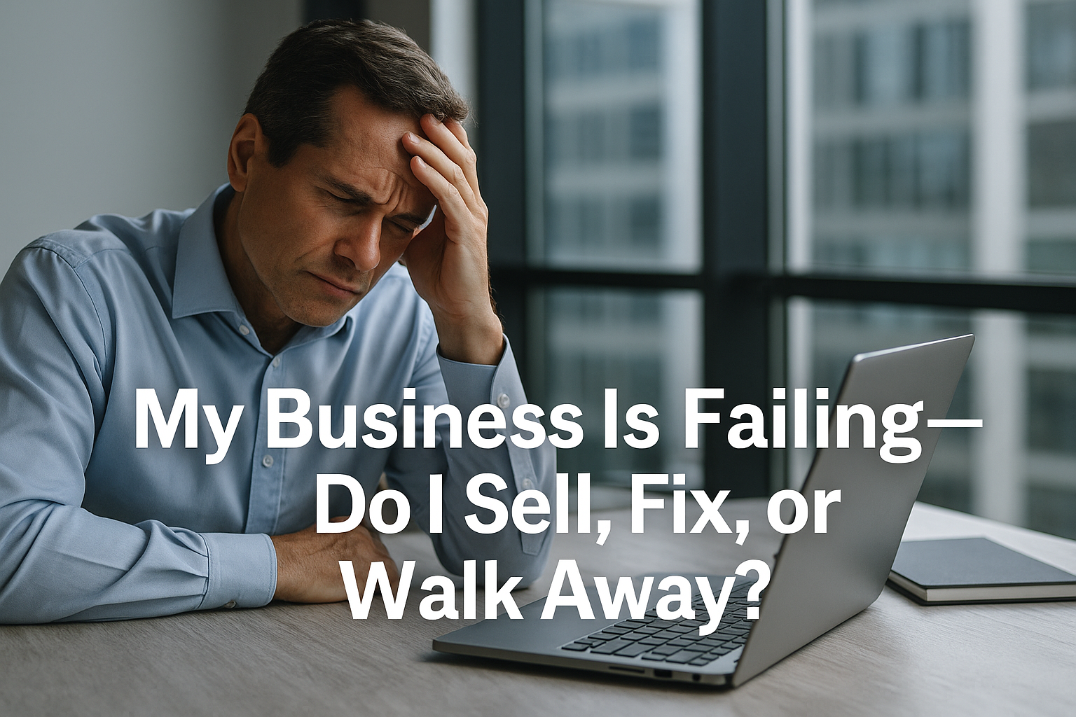 My Business Is Failing—Do I Sell, Fix, or Walk Away?