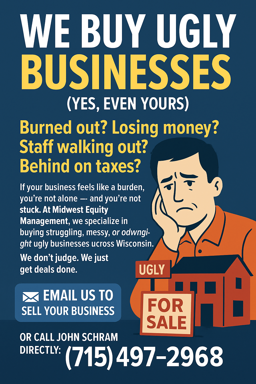 We Buy Ugly Businesses in Wisconsin